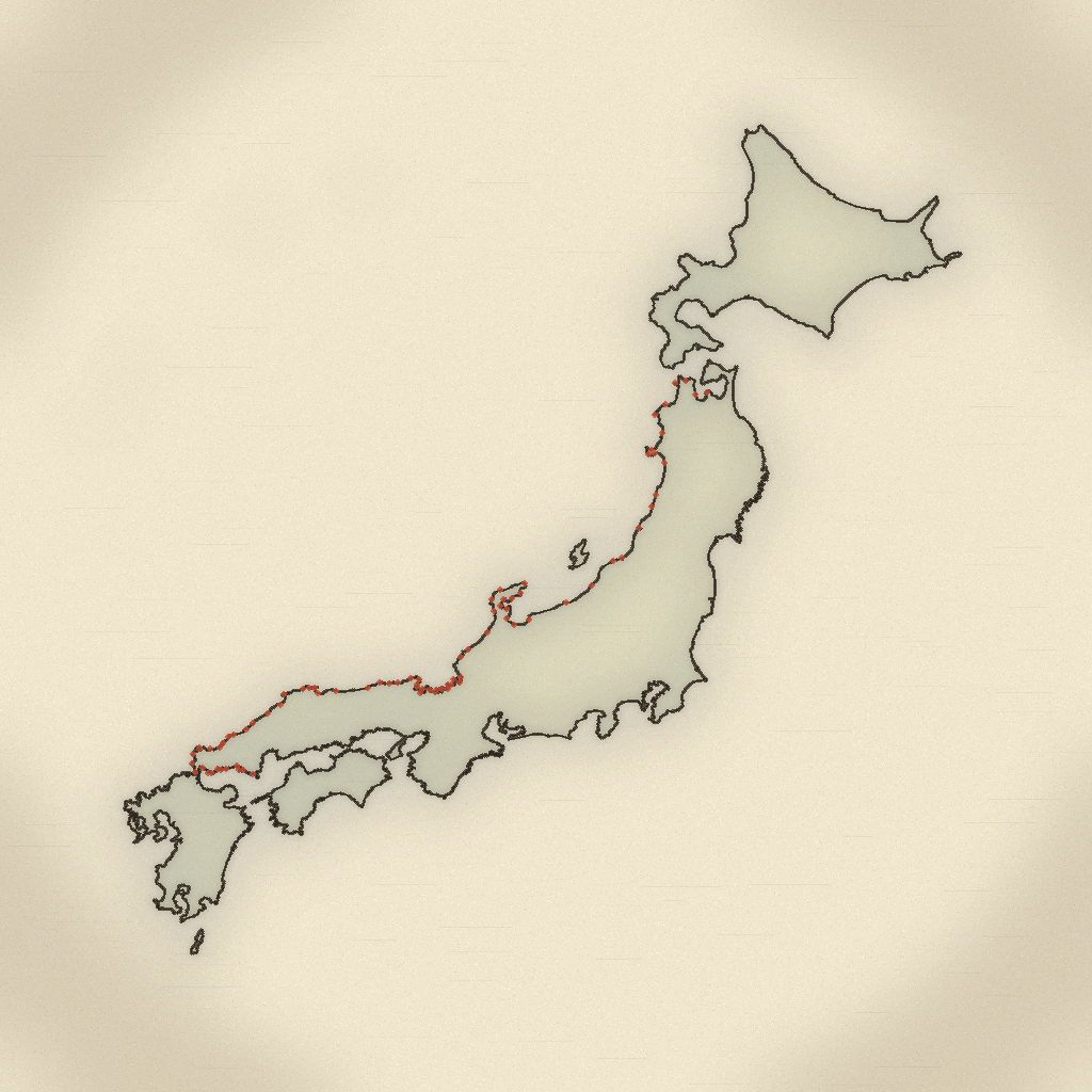 歩帳 - 伊能忠敬と歩く和の歩数計